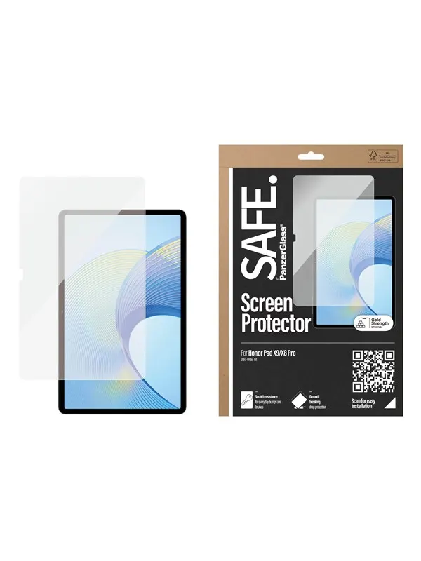 SAFE by PanzerGlass Screen Protector Honor Pad X9 | Ultra-Wide Fit