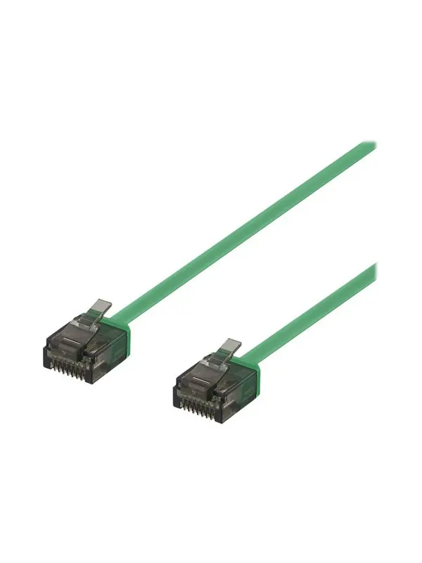 Deltaco patch cable - 50 cm - green - Grön - 0.5m