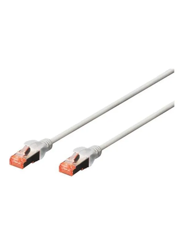 DIGITUS Professional patch cable - 3 m - grey - Grå - 3m