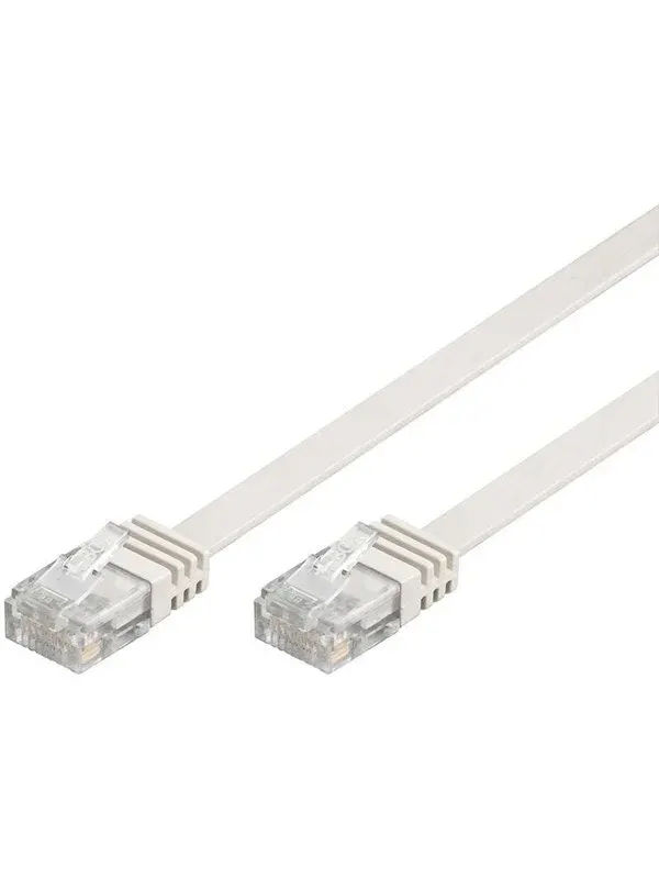Pro LAN CAT 6 UTP Flat - Vit - 7m