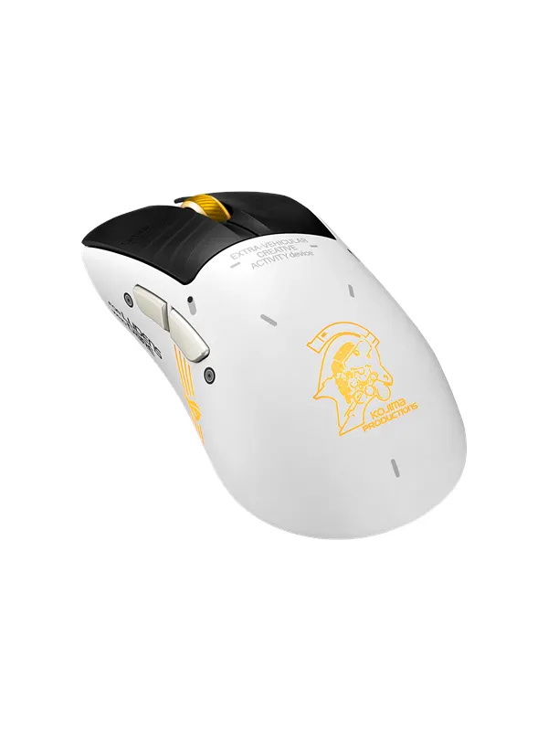 ASUS ROG Keris II Origin - Kojima Edition - Gamingmus - Optic - 5 knappar - Vit med RGB ljus