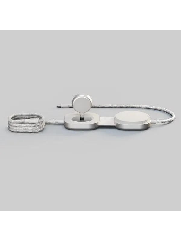 ZENS Charging Cable USB C-C Pro 3 - Magnetic Wireless Charger - White
