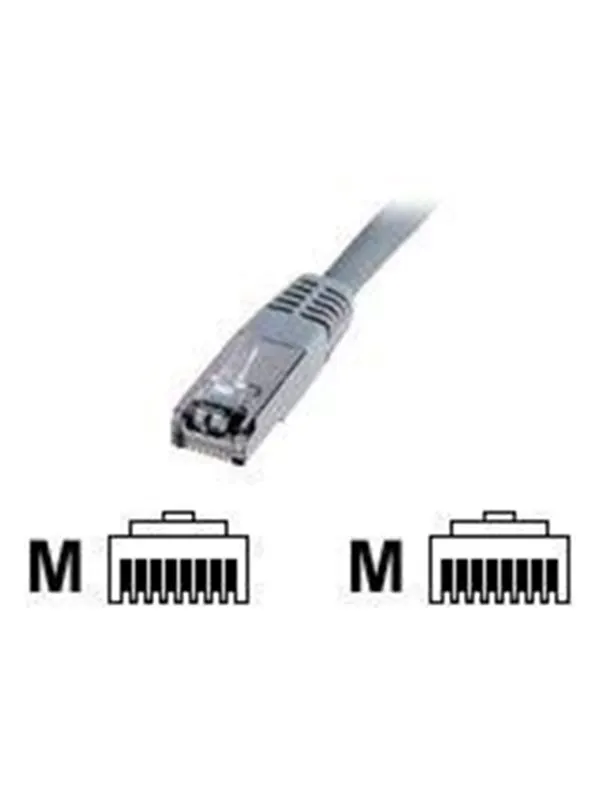 DIGITUS Premium - patch cable - 1 m - grey - Grå - 1m