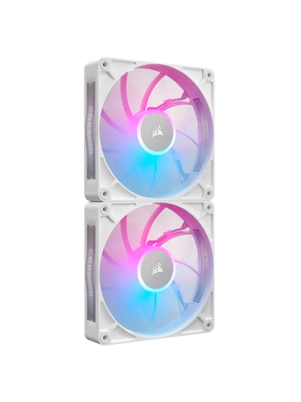 Corsair iCUE LINK RX140 MAX RGB (2-pack) - Chassi fläkt - 140mm - Svart med RGB LED - 36 dBA