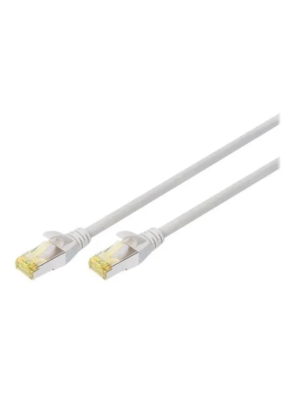 DIGITUS patch cable - 50 cm - grey - Grå - 0.5m