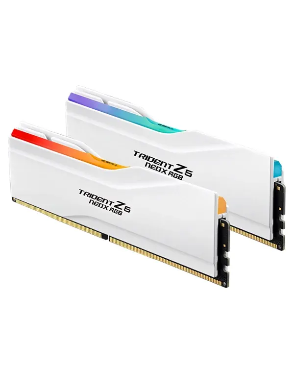 G.Skill Trident Z5 NeoX RGB DDR5-6000 - 32GB - CL36 - Dual Channel (2 pcs) - AMD EXPO ULL - Vit med RGB