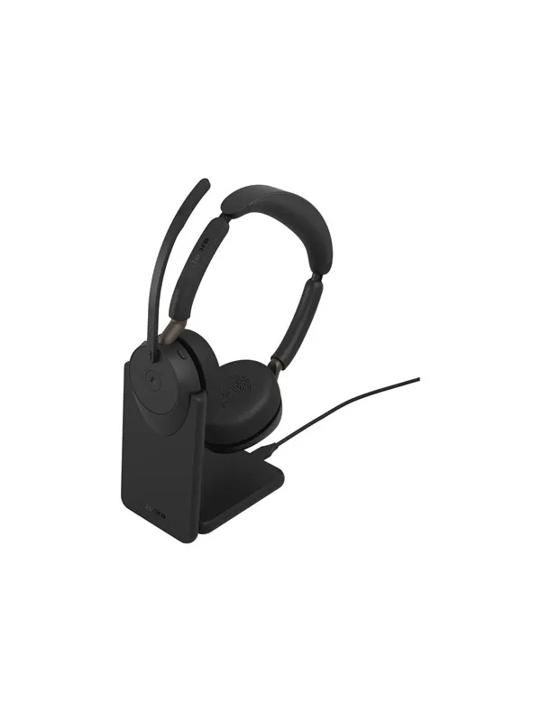 Jabra Evolve3 65 MS - USB-C with Dongle - Stereo (Incl. Charging Stand)