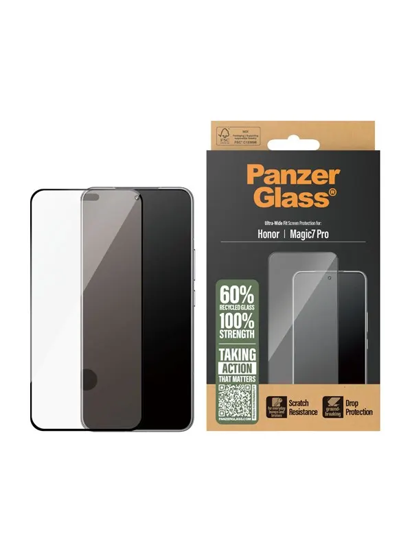 PanzerGlass Screen Protector Honor Magic7 Pro | Ultra-Wide Fit
