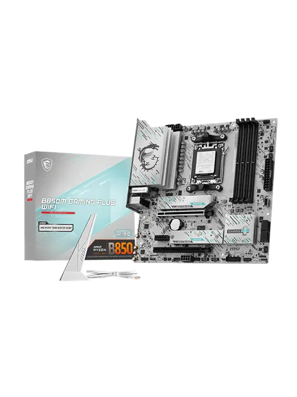 MSI B850M GAMING PLUS WIFI Moderkort - AMD B850 - AMD AM5 - DDR5 RAM - Micro-ATX