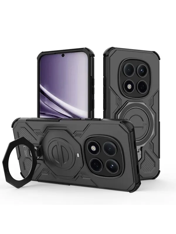 Tech-Protect TacticStand MagSafe Case for Xiaomi Poco M8 Pro / Xiaomi Redmi Note 15 Pro+ 5G - Black
