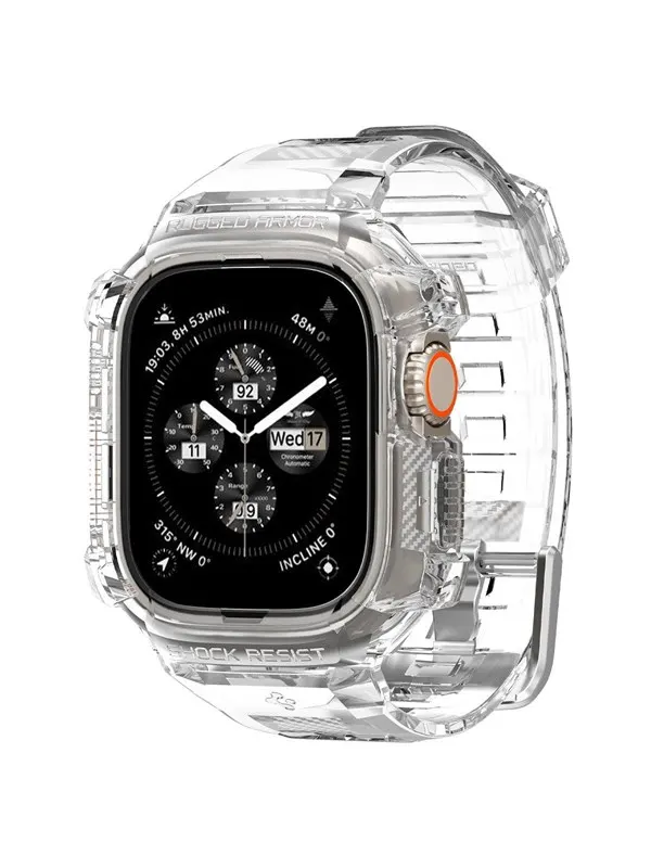 Spigen Rugged Armor Pro - crystal clear - Apple Watch Ultra 3/2/1