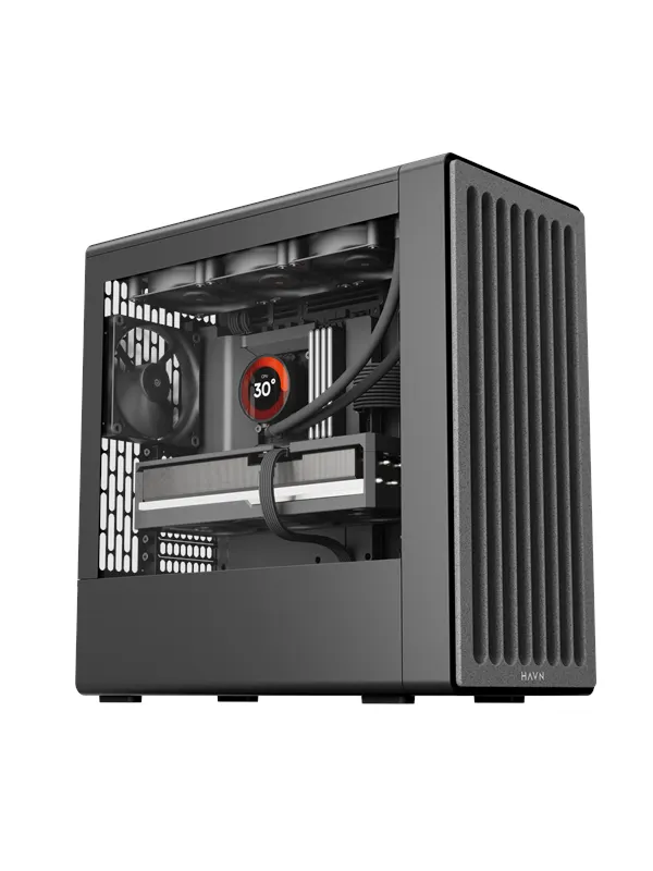 Havn BF 360 - Black - Chassi - Miditower - Svart