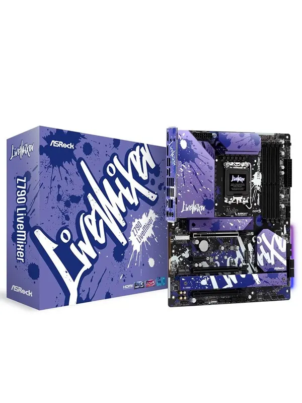 ASRock Z790 LiveMixer Moderkort - Intel Z790 - Intel LGA1700 - DDR5 RAM - ATX