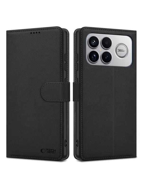 Tech-Protect Wallet Case for Xiaomi Poco F8 Ultra - Black