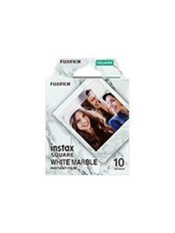 Fujifilm INSTAX Square film - 10 stycken - Vit marmor