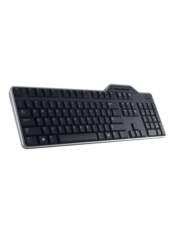 Dell KB813 Smartcard - keyboard - US / European (QWERTY) - Tangentbord - Engelska - Svart
