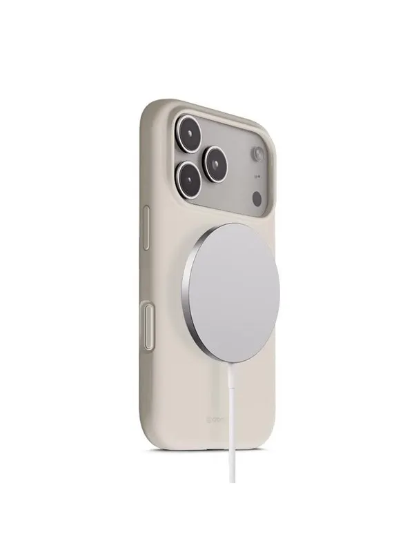 CRONG Color Cover Magnetic - Case MagSafe iPhone 17 Pro (stone beige)