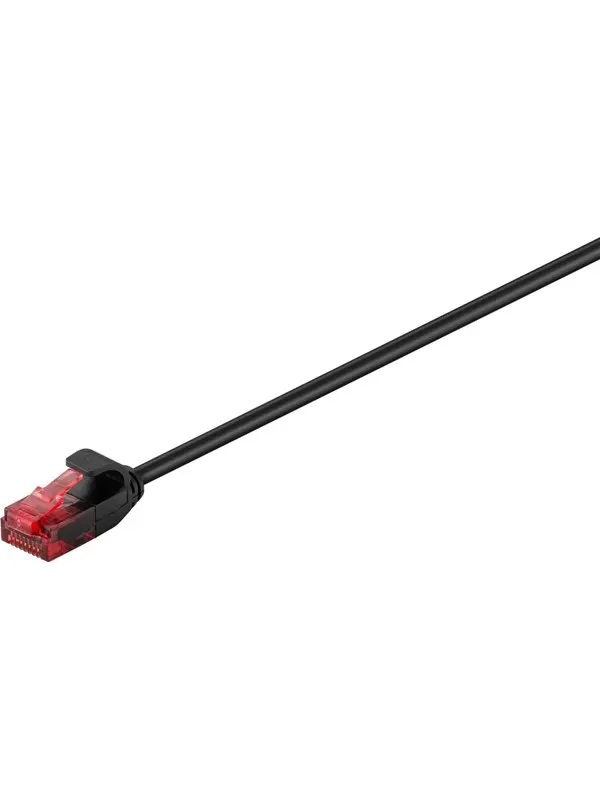 Pro LAN CAT 6 slim U/UTP - Svart - 15m
