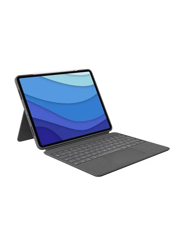 Logitech Combo Touch for iPad Pro 13" (M4) - Graphite - Tastatur &amp; Folio set - Engelska (US) - Grå