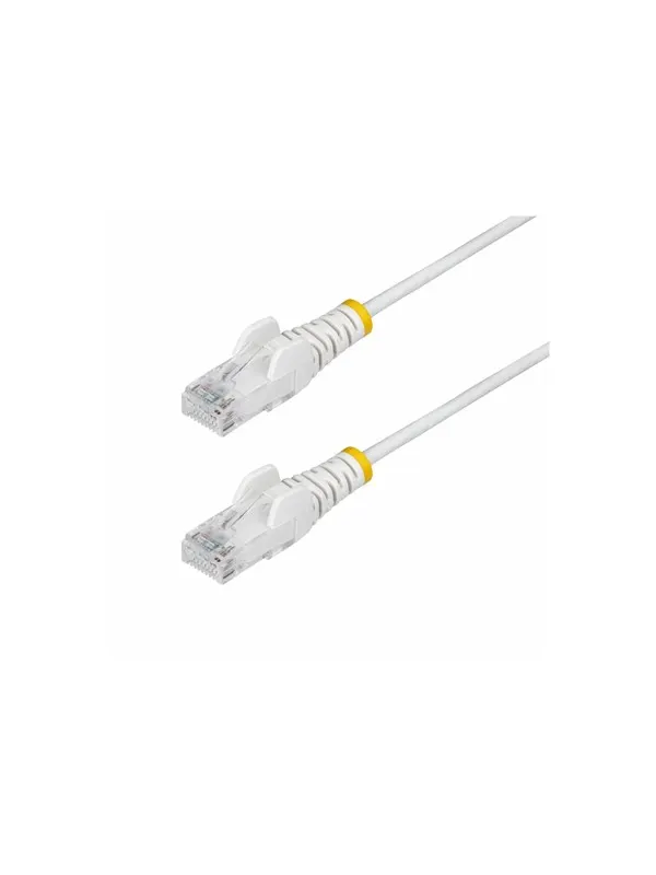 StarTech.com 50cm White Slim CAT6 Ethernet Cable Snagless 28AWG LSZH - patch cable - 50 cm - white - Vit - 0.5m