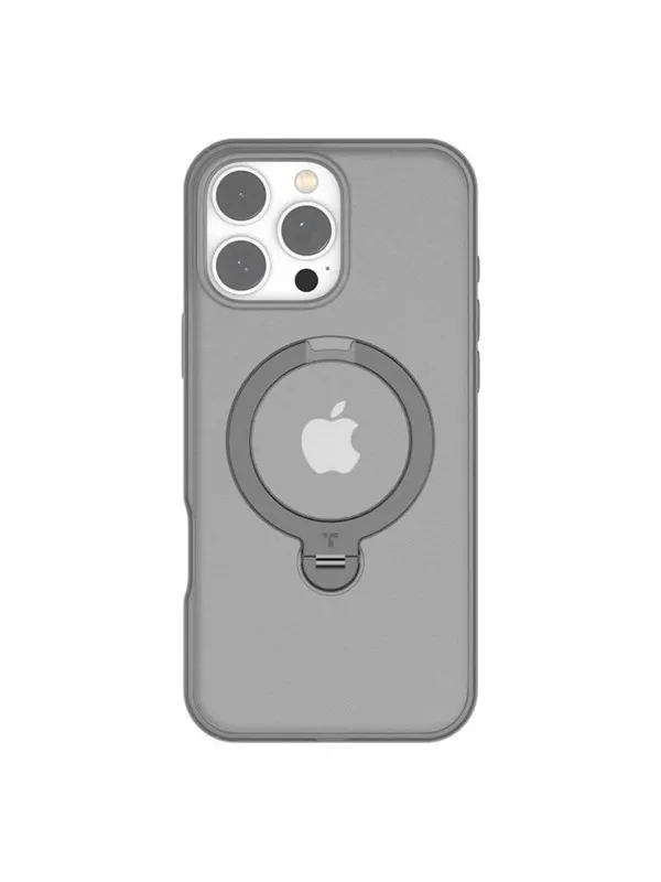Torras Ostand Spin Case for iPhone 16 Pro Max (Gray)