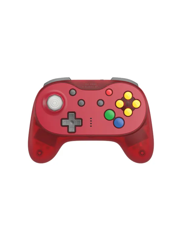 Retro Fighters Brawler64 Pro - Watermelon Red - Wireless Controller - Nintendo 64