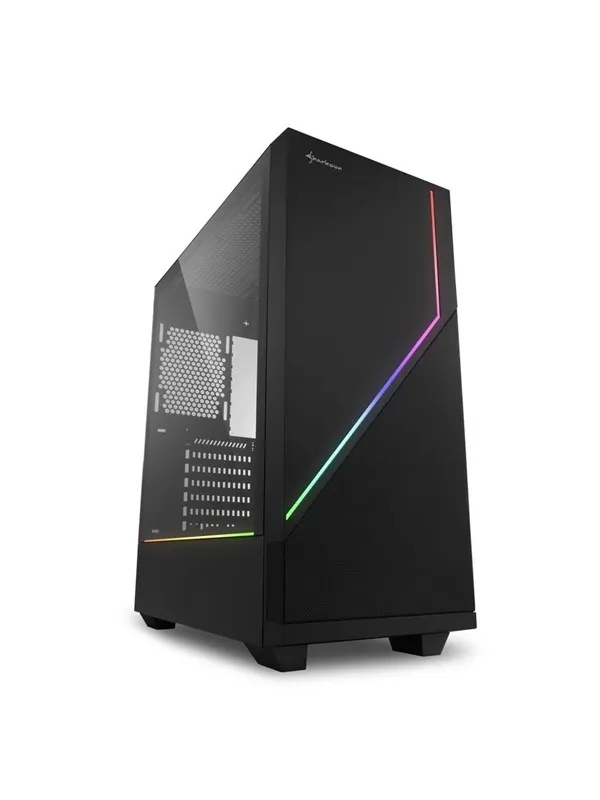 Sharkoon RGB FLOW ATX - Chassi - Tower - Svart