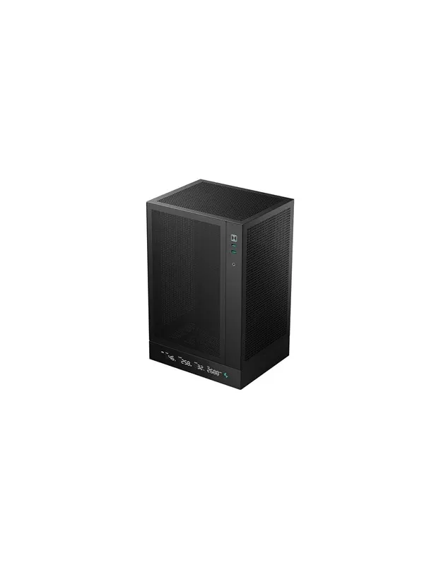 DeepCool CH170 DIGITAL - Chassi - Tower - Svart