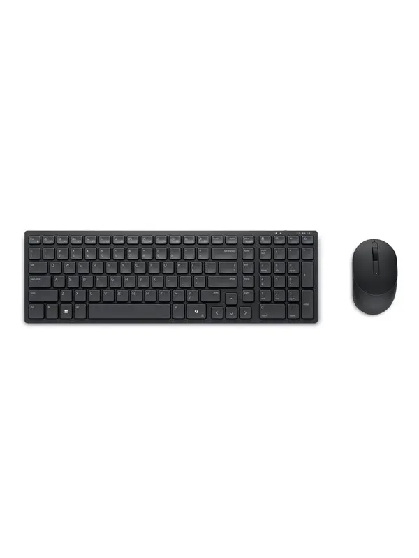 Dell Silent Keyboard and Mouse KM555 - keyboard and mouse set - QWERTY - Spanish - black Input Device - Tastatur & Mus set - Spanska - Svart