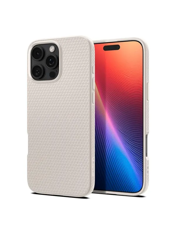 Spigen Liquid Air - natural titanium - iPhone 16 Pro