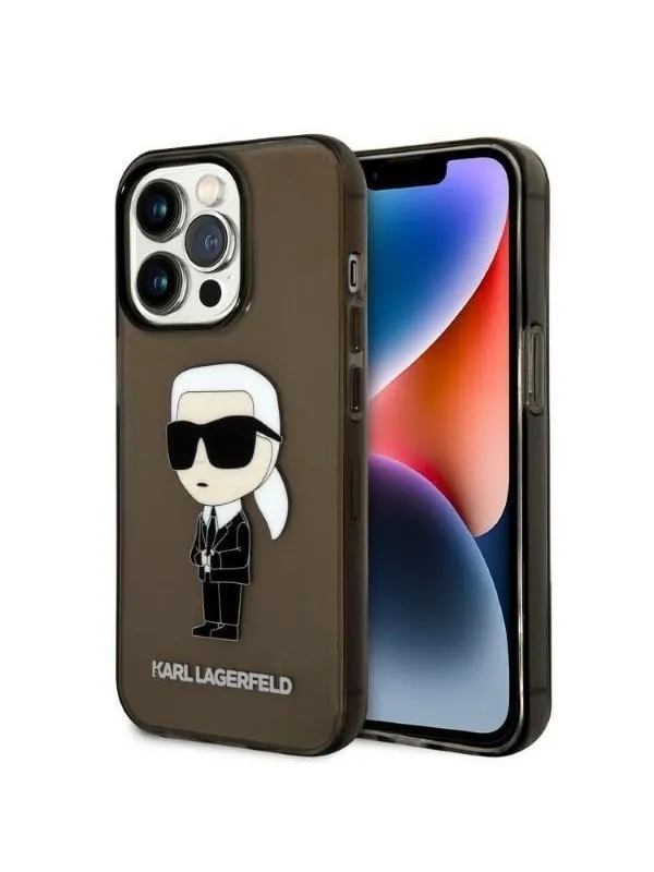 Karl Lagerfeld Ikonik Karl case for iPhone 14 Pro Max - black