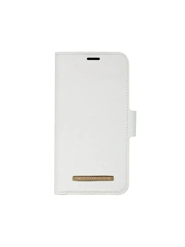 ONSALA Wallet Case iPhone 12 Mini Saffiano White