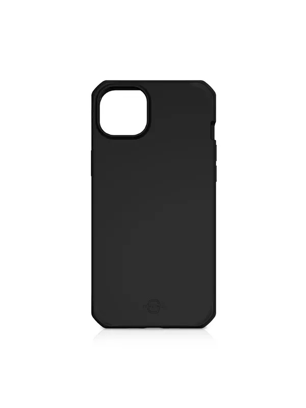 ITSKINS SPECTRUM SILK cover for iPhone 14 Plus®. Black