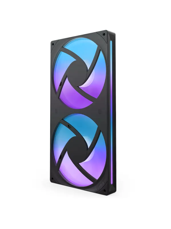 NZXT F280 RGB CORE UNIBODY - 280mm - Chassi fläkt - Svart - 30 dBA