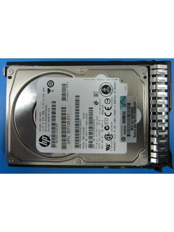 HP E Dual Port Enterprise - 450GB - Hårddisk - 653956-001 - SAS2 - 2,5"