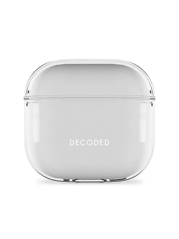 Decoded Silicone Aircase for Airpods Gen 4 Transparent