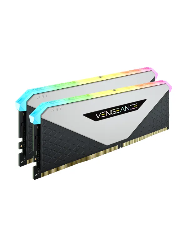 Corsair Vengeance RGB RT DDR4-3200 - 16GB - CL16 - Dual Channel (2 pcs) - AMD Optimized - Svart med RGB