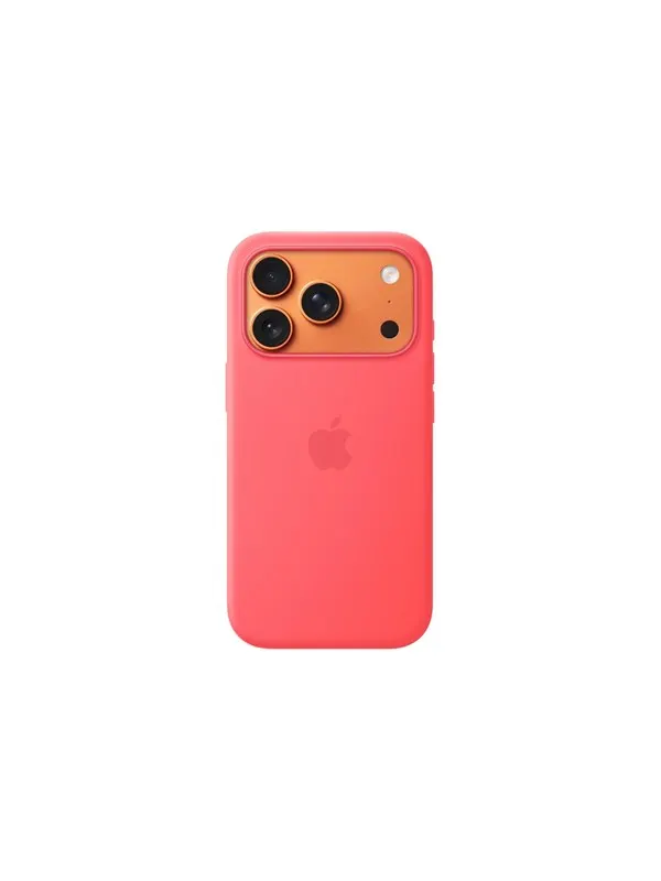 Apple iPhone 17 Pro Silicone Case with MagSafe - Bright Guava