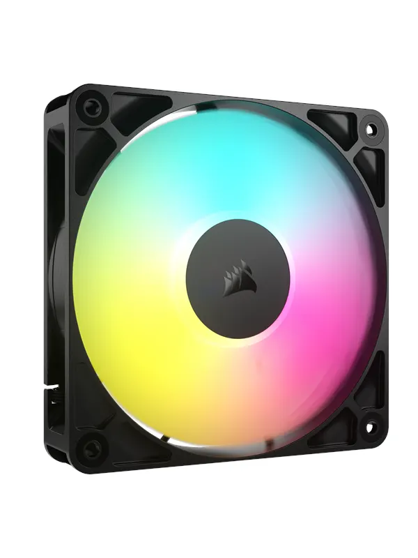 Corsair RS120 ARGB - Chassi fläkt - 120mm - Svart med RGB LED - 36 dBA