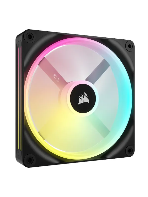 Corsair iCUE LINK QX140 RGB Expansion Fan - Black - Chassi fläkt - 140mm - Svart med RGB LED - 37 dBA