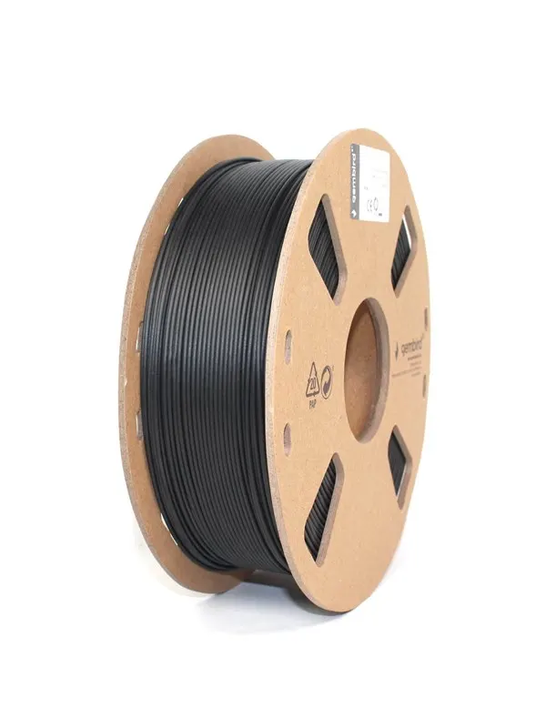 Gembird PLA+ filament - Svart - 1.75mm ø - 1 kg