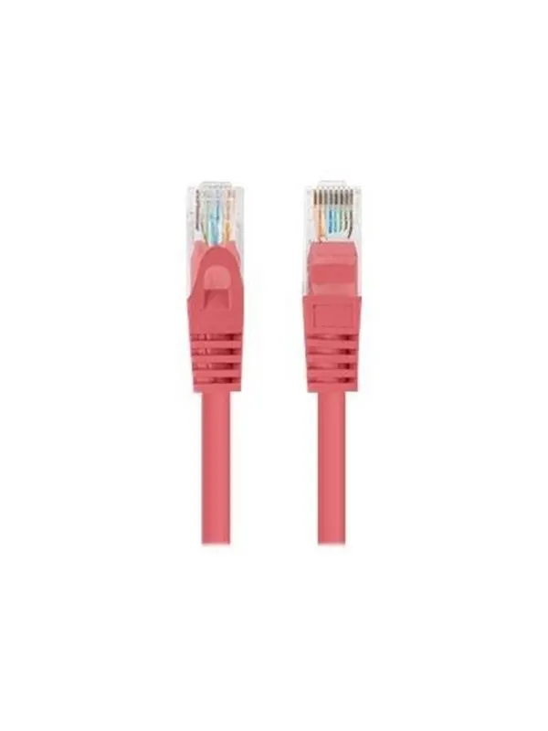 Lanberg patch cable - 25 cm - red RA3017 - Röd - 0.25m