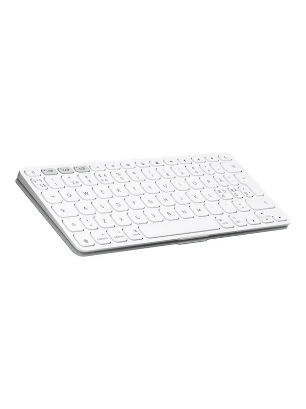 Logitech Keys-To-Go 2 Universellt Portabelt Trådlöst Tangentbord - Ljusgrå - Tangentbord - Nordisk - Grå