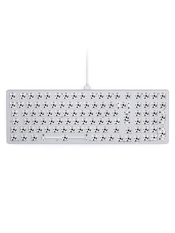 Glorious GMMK 2 - Full-Size 96% - Barebone - ISO - White - Gaming Tangentbord - Universal - Vit
