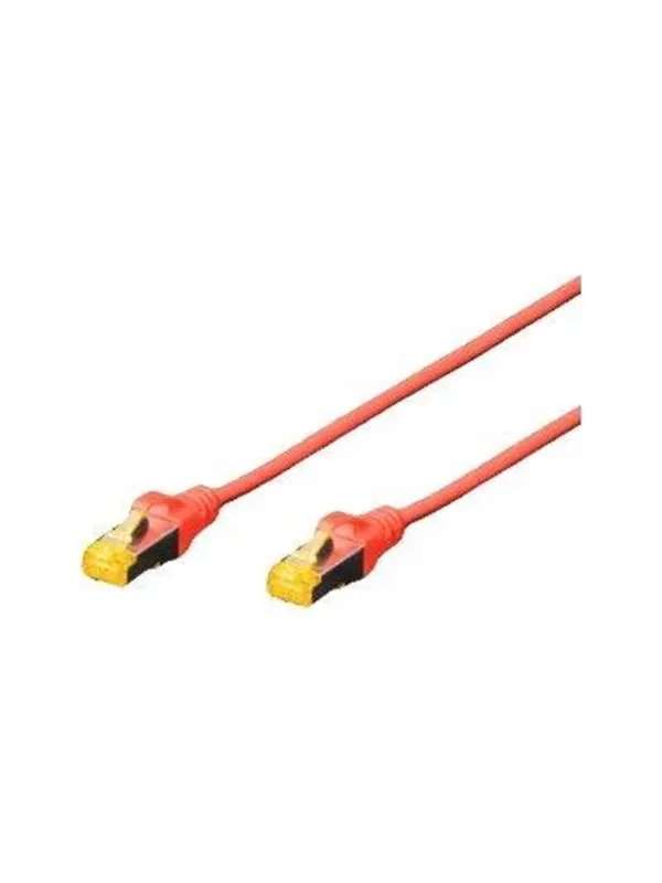 DIGITUS patch cable - 3 m - red - Röd - 3m