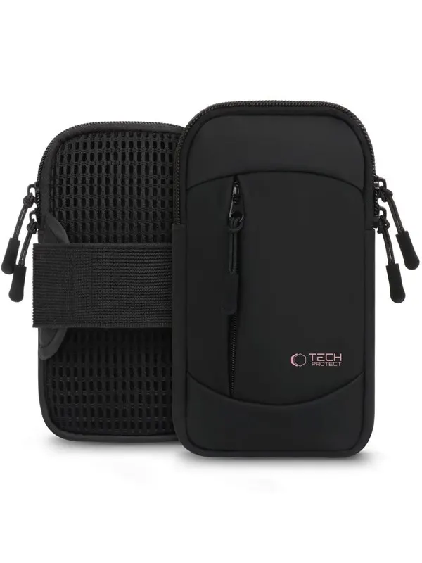 Tech-Protect M6 Universal Sport Shoulder Strap - Black & Pink