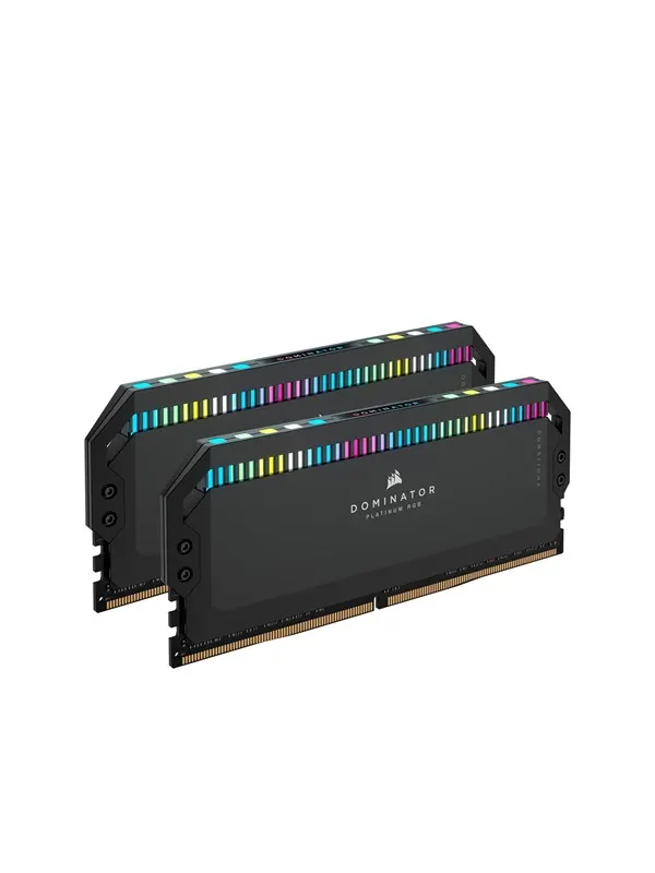 Corsair Dominator Platinum RGB DDR5-7200 - 32GB - CL34 - Dual Channel (2 pcs) - Intel XMP - Svart med RGB