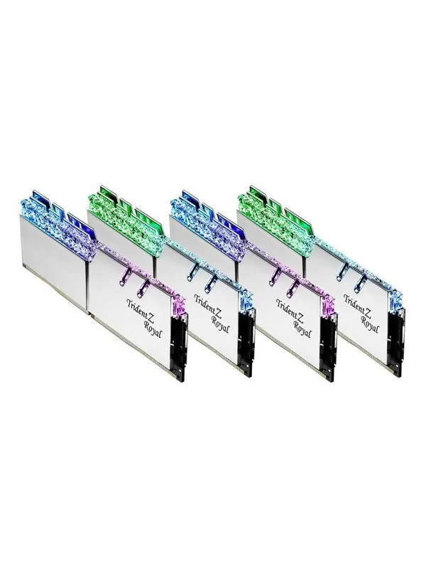 G.Skill Trident Z Royal DDR4-2666 - 128GB - CL19 - Quad Channel (4 pcs) - Intel XMP - Silver med RGB