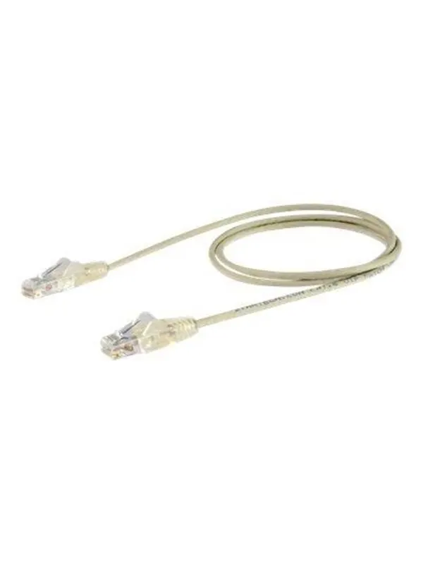 StarTech.com 0.5m CAT6 Cable - Grey Slim CAT6 Patch Cable - Snagless - LSZH - patch cable - 50 cm - grey - Grå - 0.5m