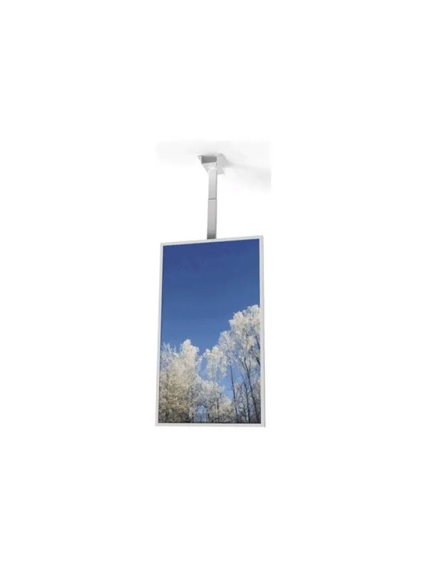 HI-ND mounting kit - portrait - for digital signage LCD panel - white - Max - recommended for 50"